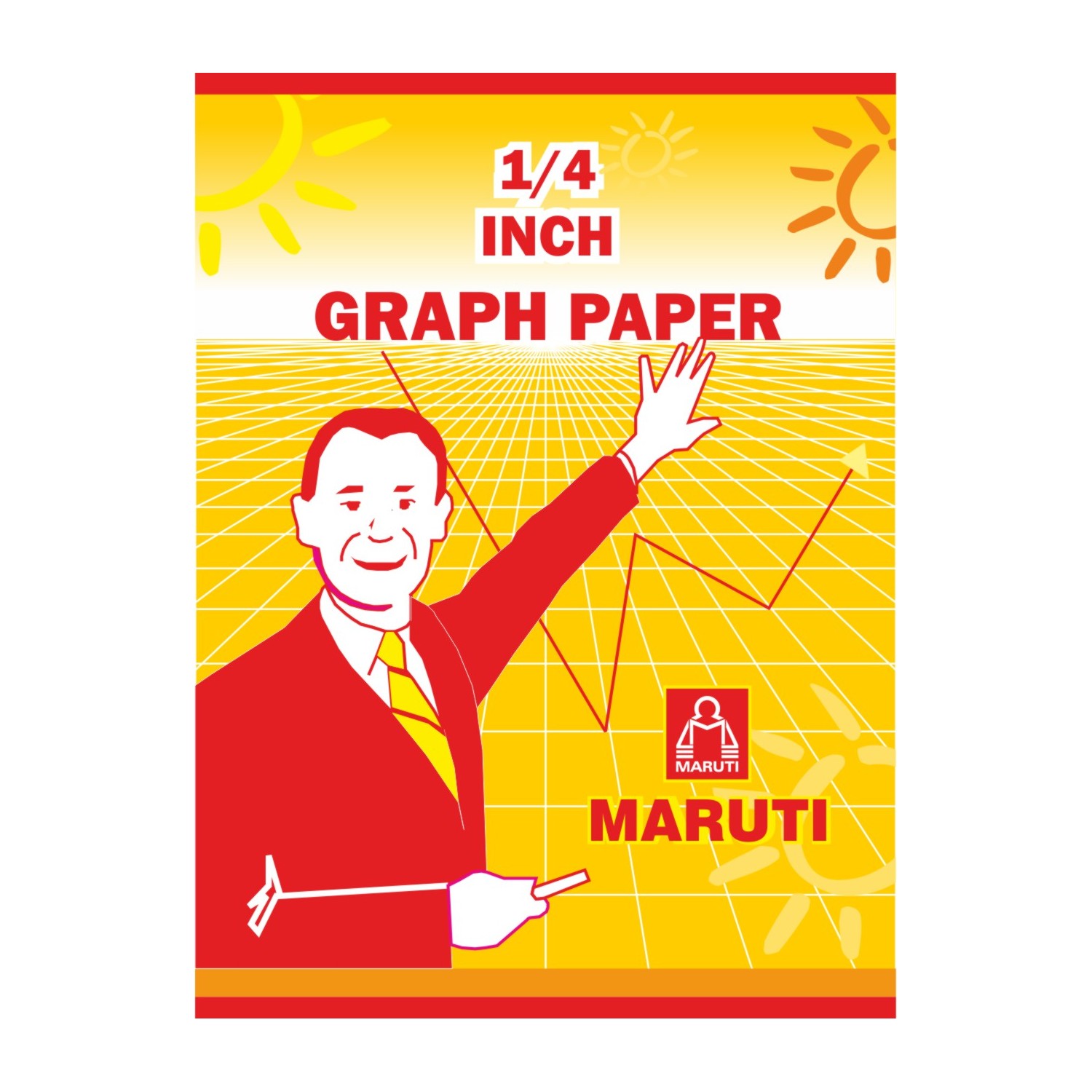 maruti-1-4-inch-graph-paper-100-sheet